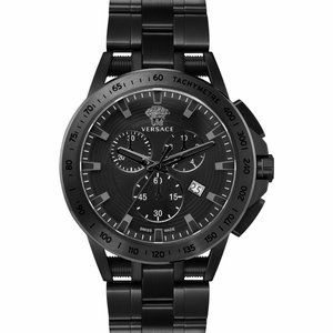 Versace Sport Black Tech Watch